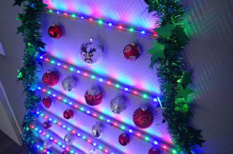 2D LED Strip Christmas Tree